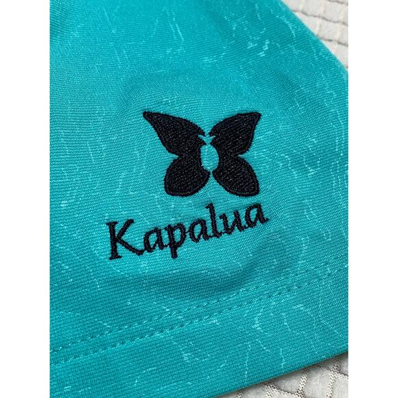 Nike Golf Polo Shirt Mens Size XL Hawaii Kapalua Golf Aqua Green Neck vent/Mesh - Picture 12 of 12